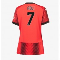 Camisa de time de futebol AC Milan Yacine Adli #7 Replicas 1º Equipamento Feminina 2023-24 Manga Curta